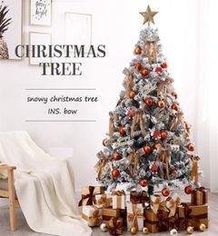 Christmas falling snow flocking Christmas tree Decorations home decoration package holiday ornaments285e7230837