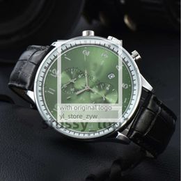 AAA Quality Iwcity Watch Men Watch Luxury Mens Big Pilot Watches Auto Mechanical Uhren Super Luminous Date Watchmen Leather Strap Montre Luxe CDP Es Men