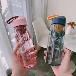 Water Bottles Student Bottle Portable Philtre Cup Space Tea Anti Drop Plastic With Scale