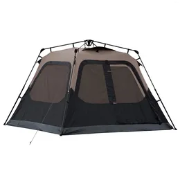 Tents And Shelters Outdoor Weatherproof Installed 60 Seconds Instant Setup Camping 3-4 Person 4 Room Cabin Tent Camptown
