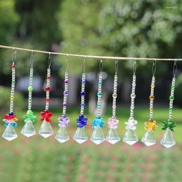 Decorative Figurines 1PCS 30mm 40mm Handmade Chakra Crystal Suncatcher Rainbow Maker Hanging Pendant Window Decoration