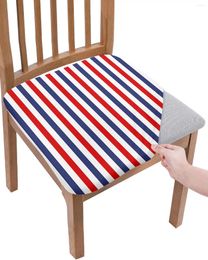 Chair Covers Red Blue White Stripes Elasticity Cover Office Computer Seat Protector Case Home Kitchen Dining Room Slipcovers