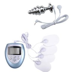 Electric Shock Pulse anal expander Anals Plugs Masturbator Electro Stimulator Prostate Massage Big Butt Plug Sex Toys