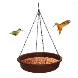 Other Bird Supplies Garden Suspending Bath Wall Hanging Feeder Tray Flying Animal Feeding Parrot Humming Water Pot