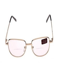 Classic Unisex Metal Frame Bifocal Reading Glasses Spectacles Reader Clear Sunglasses Eyeglass Diopter 1040 10PcsLot 1635922