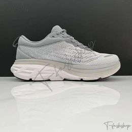 2024 Mens Running Shoes Designer Sneakers Bondi 8 Lilac Marble Triple Black White Harbour Mist Lunar Rock Shell Coral Peach Parfait Goblin Yellow Womens Trainers 135