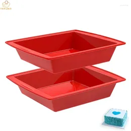 Baking Moulds 8 X Inch Silicone Square Cake Pans Deep Mould Angel Food Cheesecake Dish Brownie Pan Bpa Free 0142
