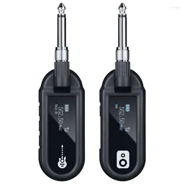 Microphones Guitar Wireless System UHF Transmitter Receiver Mini Digital Multifunctional For Electric Bass