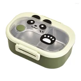 Dinnerware Stainless Steel Colrful Insulated Lunch Box Transparent Container Kids School Microwave Leakproof Salad Fruit