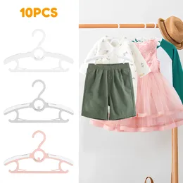 Hangers 10 Pcs Baby Non-Slip And Extendable Nursery Closet Hanger 11-14 Inch Adjustable Children Coat For