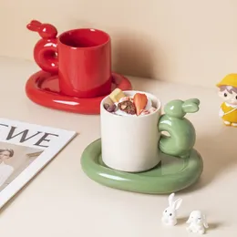 Mugs Cute Cartoon Ceramic Cup Student Mug Birthday Gift For Friend High Beauty Breakfast Milk Home Decoration Accessories
