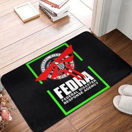 Carpets Last Of Us Game Non-slip Doormat Bath Mat Fedra Logo Fireflies Balcony Carpet Entrance Door Rug Bedroom Decor