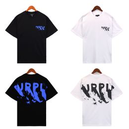 Oversized T-shirt Men Women Streetwear Vintage Short Sleeve T Shirt Letters Cotton Tees