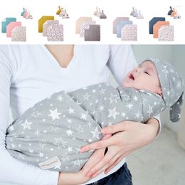 Blankets Baby Receiving Blanket Swaddling Born Soft Bedding Set Muslin Quilt Infant Sleeping Bag Swaddle Wrap Cloth For 0-6M