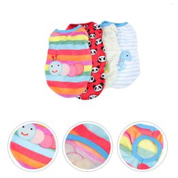 Dog Apparel 4 Pcs Pet Vest Cat Halloween Costumes Boys Decorative Clothes Thermal Shirt Autumn Dog's Winter