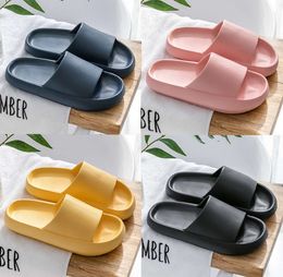 2024 Slippers for men women Solid color hots low soft black whites Ivory Multi walking mens womens shoes trainers GAI-SA526