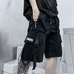 Summer Shorts Men Harajuku Streetwear Casual Mans Cargo Shorts Fashion Techwear Japanese Korea Hip Hop y2k Punk Male Clothing 240513