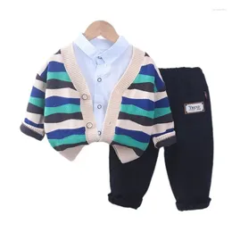 Clothing Sets Spring Autumn Baby Boys Clothes Children Fashion Jacket Shirt Pants 3Pcs/Set Toddler Casual Costume Kids Tracksuits