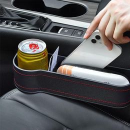 Storage Bottles Car Seat Gap Box Cup PU Leather Pocket Catcher Organiser Phone Bottle Cups Holder Multifunctional Accessories