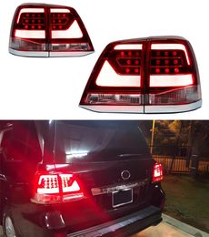 Car Lights for Toyota Land Cruiser 2008-20 15 LC200 LED Tail Lights Upgrade DRL Signal Brake Reverse Taillight