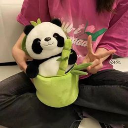 Pillow Children's Bamboo-Tube Panda Plush Doll Comfortable Filling Throw For Children Boys Girls