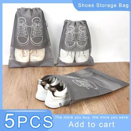 Storage Bags 5pcs Shoes Bag Travel Portable Waterproof Dustproof Hanging Shoe Classified Organiser