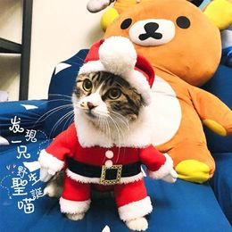 Dog Apparel Pet Christmas Clothes Santa Cat Man Year Costume Dress Up