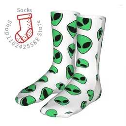 Men's Socks Compression Alien Pattern Women 2024 Men Cycling