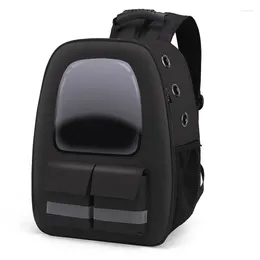 Cat Carriers Pet Bag Outdoor Portable Breathable Safety Reflective Strip Dog School Shoulder BagsTravel Cats Backpacks