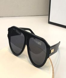 New fashion 0665S designer sunglasses connected lens big size oval frame with small Rivets 0665 mask sunglasses popular goggle top7180221