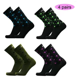 Sports Socks 4pairs Cycling For Men And Women Running Marathons Light Compression