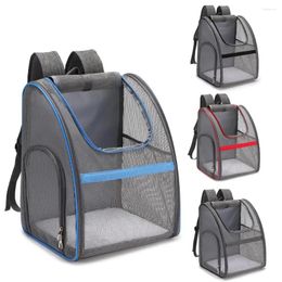 Cat Carriers Pet Carrier Backpack Portable Outdoor Breathable Foldable Large Capacity Carrying Bag