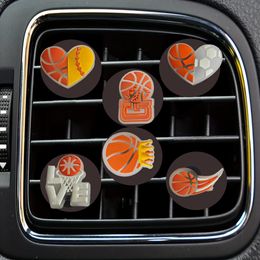 Other Interior Accessories Fluorescent Basketball Park 10 Cartoon Car Air Vent Clip Outlet Per Clips Conditioner Freshener Drop Delive Otuyq