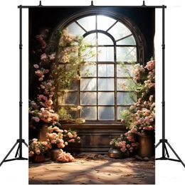 Party Decoration Indoor Sunny Flowers Wedding Pography Backdrop Bridal Shower Engagement Banner Portrait Po Studio Props