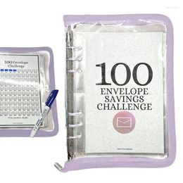 Money Saving Budget Binder 100 Envelope Challenge Inserts Save 5 050 Easily With Cash Planner Notepad