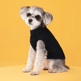 Dog Apparel Comfortable Pet Sweater Stylish Winter Sweaters Lapel Turtleneck Designs For Cats Dogs To Keep Them Warm