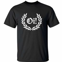 Men's T-Shirts Oi! Laurel Printed T-Shirt Punk Rock Skinhead Hardcore - All Sizes Fr Delivery Custom Woman Man Tshirt Hip Hop Funny T T240510