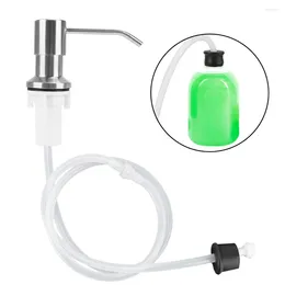 Liquid Soap Dispenser For Bathroom And Kitchen Built-in Fluid Pump Accessories Organiser Manually Pressing