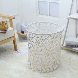 Laundry Bags Kids Basket Stamped Folding Large Storage Organiser Pet Supplies Clothes Toys Home Living Room Bedroom