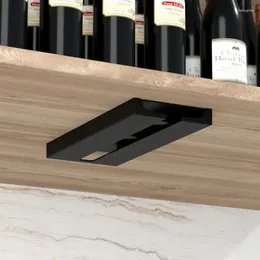 Kitchen Storage 2pcs Wine Glass Holder Wall Mounted Multi-function Hanging Rack Cupboard Bar Organiser