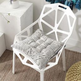 Pillow 40x40cm Square Thickened Chair Home Kitchen Office Patio Seat Pad Non-Slip Dining Stool Sofa Throw 45BE