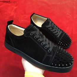 Red Bottoms Shoes Designer Platform Casual Shoes luxury sneakers GZ VILLAGE Mens Shoe Low Top Lace up Womens Shoe Top Riveted soled Shoes PCT