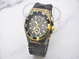 Nuovo marchio francese orologio di alta qualità orologio multifunzionale Quarzo Outdoor Sports Marine Versione unisex Silicone orologio per Drop7900302