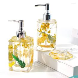 Liquid Soap Dispenser Reusable Silicone Bottle Pump Rose Gold Shower Nozzle Household Head Shampoo Press Sanitizer Spray Accessories