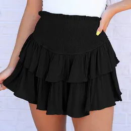 Skirts Fashion Streetwear Pleated Skirt Korean Sexy Spicy Girl Lotus Leaf Half Length 2024 Spring Summer