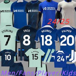 24 25 ENZO CFC NKUNKU CAICEDO Soccer JerseyS COLWILL RETRO COLLECTION MUDRYK GALLAGHER STERLING jersey 2024 2025 PALMER Football Shirt CUCURELLA Mash kits