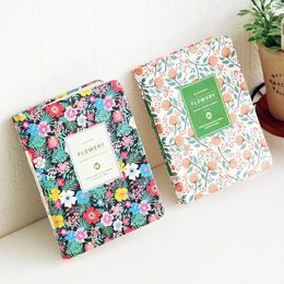 Vintage Weekly Planner Floral Schedule Dairy Book PU Leather Notebook Lovely Stationery Kawaii School Office Supplies For Girls