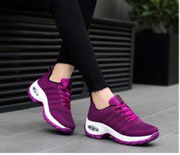 2024 New men women shoes Hiking Running flat Shoes soft sole fashion purple white black comfortable sports Color blocking Q95 GAI 52555