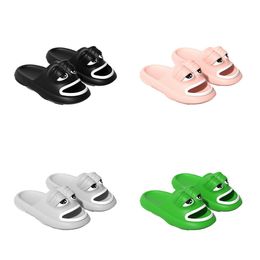 Designer Ugly Cute Funny Frog Slippers men women sandals Wearing Summer black green white Thick Sole and High EVA Anti Beach Shoes