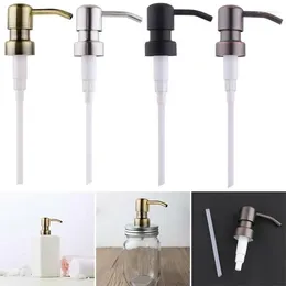 Liquid Soap Dispenser Stainless Steel Pump Lotion Replacement Head Jar Tube Bathroom Hand Replace Shampoo